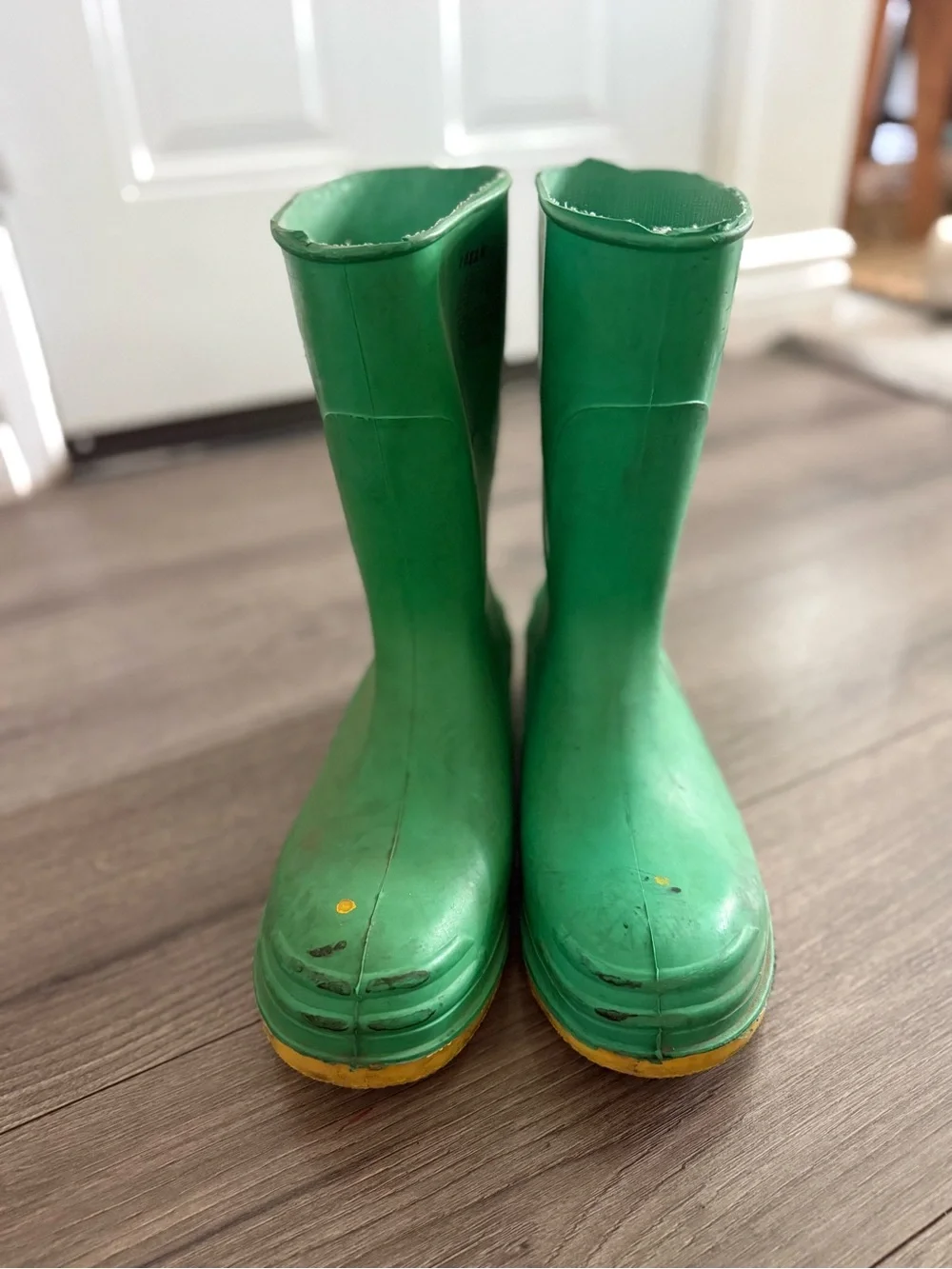 Bata Hazmax Green Rubber Work Boots Men's 12 Medium (D) EH MPN 19971